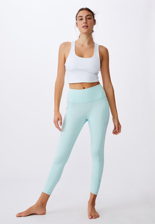 Cotton On - Love you a latte reversible vestlette - cooling mint/white