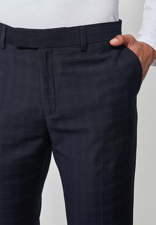 Superbalist - Regent slim fit trousers - navy 