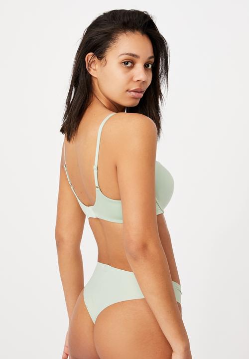 Cotton On - The invisible high cut brasiliano brief - mint chip