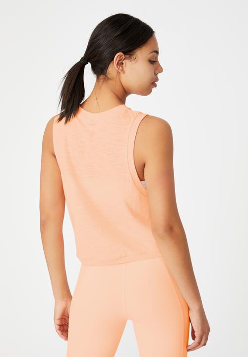 Cotton On - All things fabulous cropped muscle tank - funfetti marle
