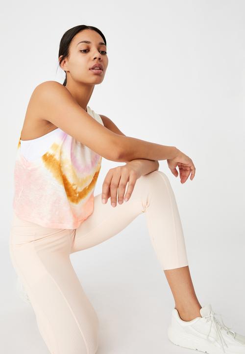 Cotton On - All things fabulous cropped muscle tank - dip dye