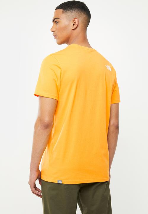 The North Face - Short sleeve mount line tee - yellow