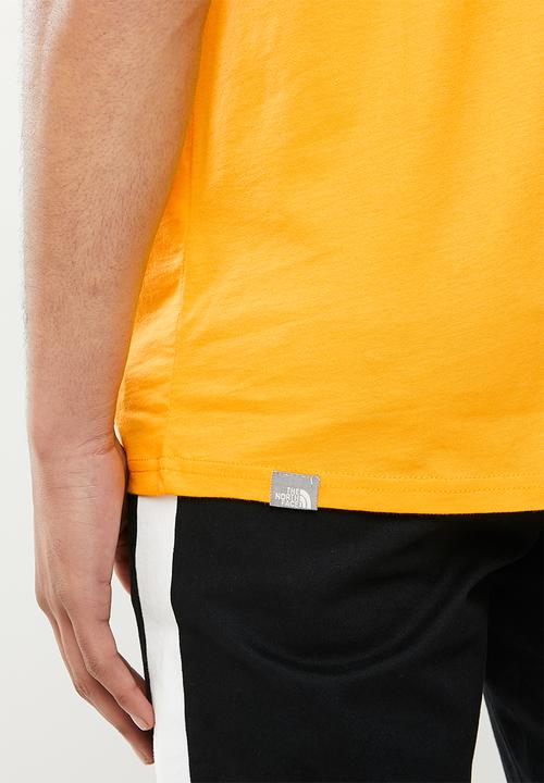 The North Face - Short sleeve rag red box tee - yellow