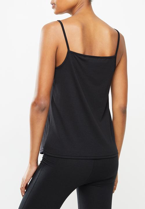 Superbalist - Maternity 2 pack cami + tee combo - black