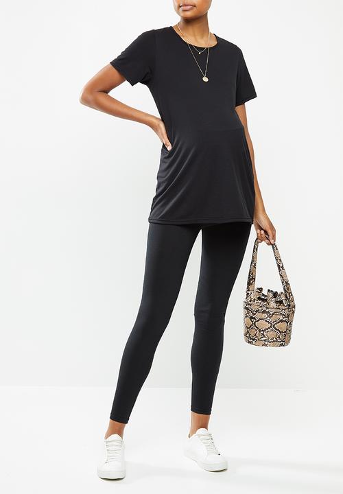 Superbalist - Maternity 2 pack cami + tee combo - black