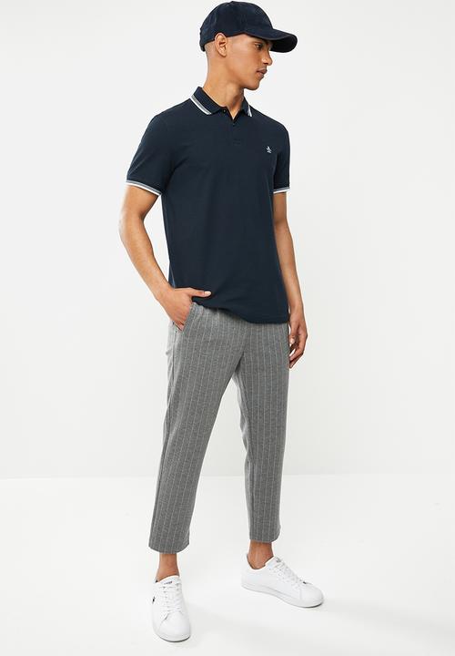 Original Penguin - Tipped polo - navy