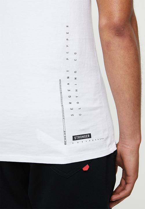 S.P.C.C - Mansell fashion straight hem T-shirt - white