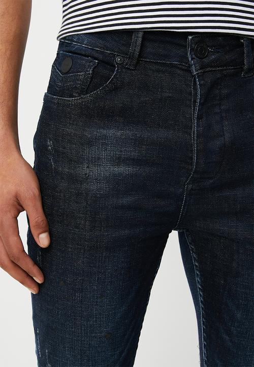 S.P.C.C - Midnight shadows premium trench jeans - indigo
