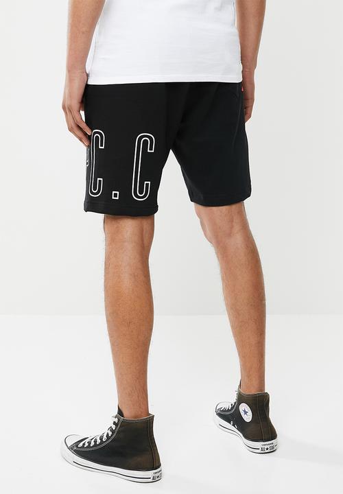 S.P.C.C - Mason fashion elasticated shorts - black