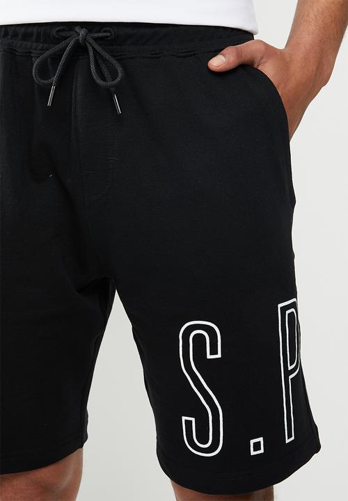 S.P.C.C - Mason fashion elasticated shorts - black
