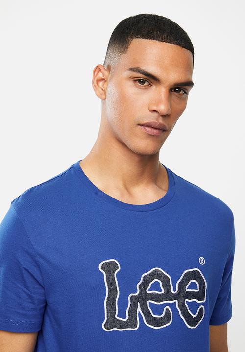 Lee  - Applique tee - blue