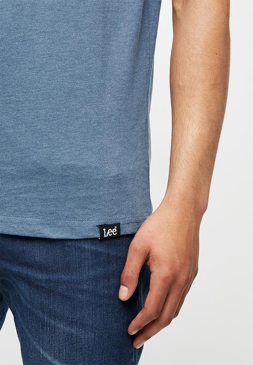Lee  - Classic logo tee - dark denim