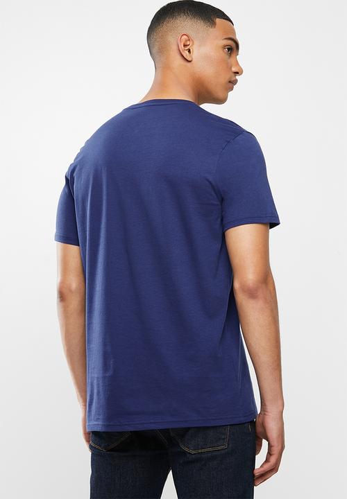 Lee  - Splatter logo tee - navy