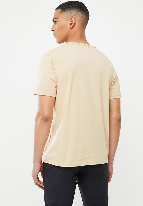 Cotton On - Slub grandad tee - neutral