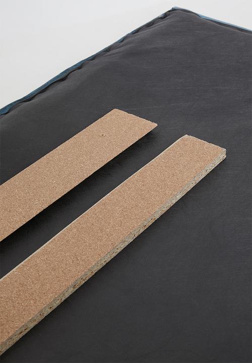 Sixth Floor - Panel headboard - Steel - Queen