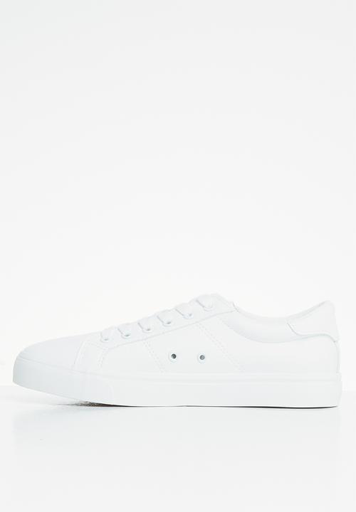 POLO - Chloe leather sneaker - white