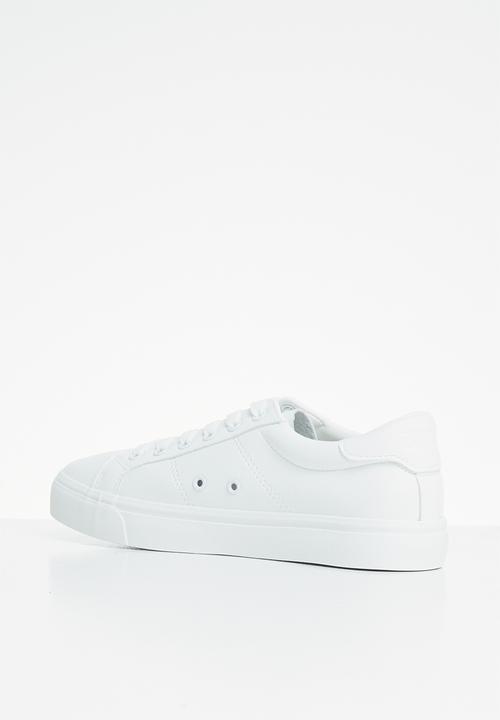 POLO - Chloe leather sneaker - white
