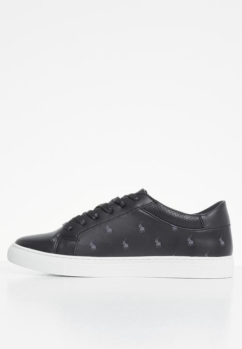 POLO - Sia 2 tone sneaker - black