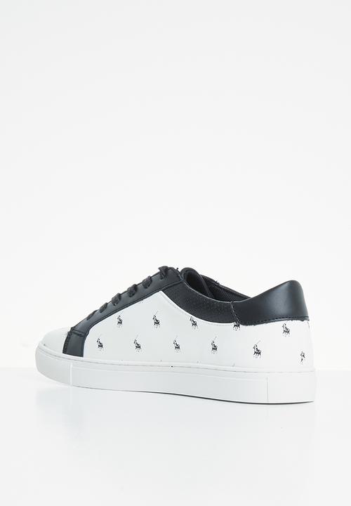 POLO - Sia monogram sneaker - white
