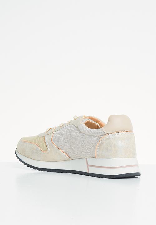 POLO - Everly patent sneaker - stone