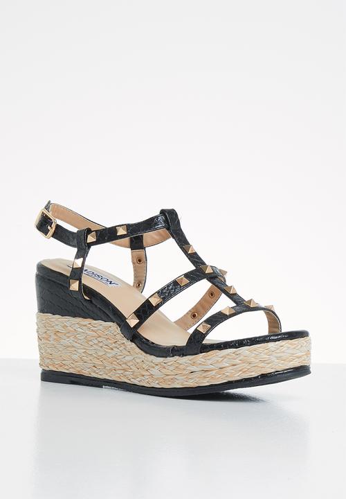 Madison® - Rose wedge - black 