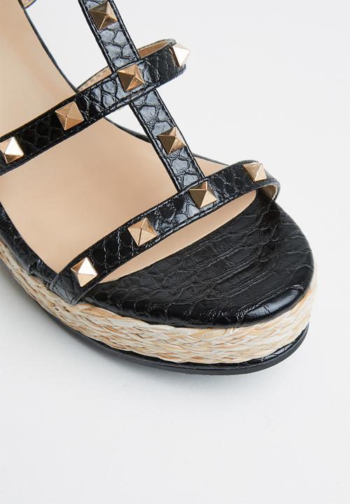 Madison® - Rose wedge - black 