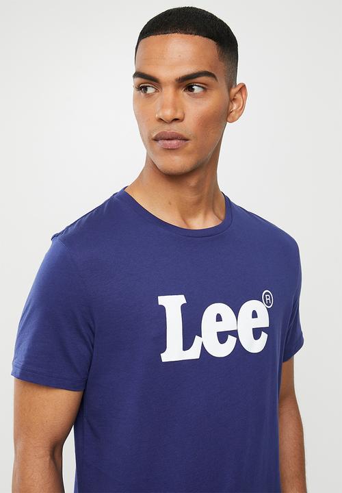 Lee  - Clean cut tee - navy