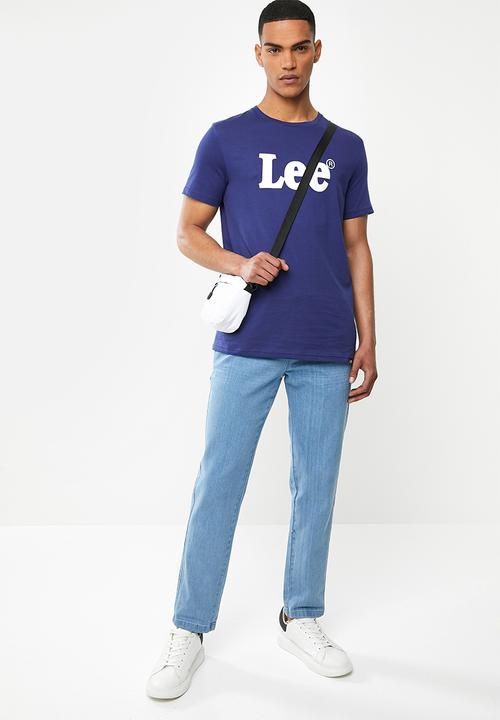 Lee  - Clean cut tee - navy