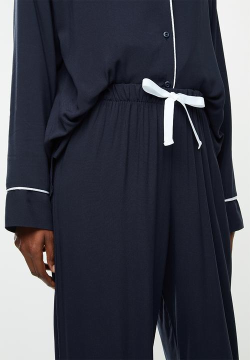 Superbalist - Sleep shirt & pants set - navy