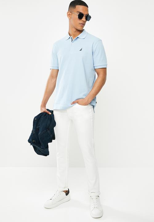 Nautica - Classic fit deck polo  - blue