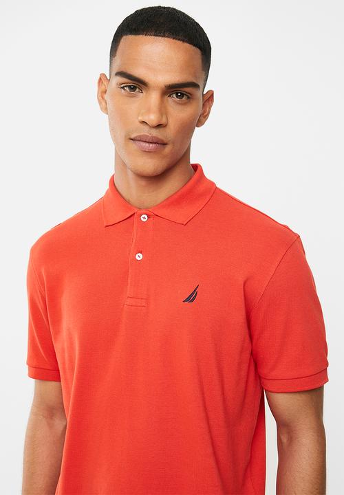 Nautica - Classic fit deck polo  - orange poppy