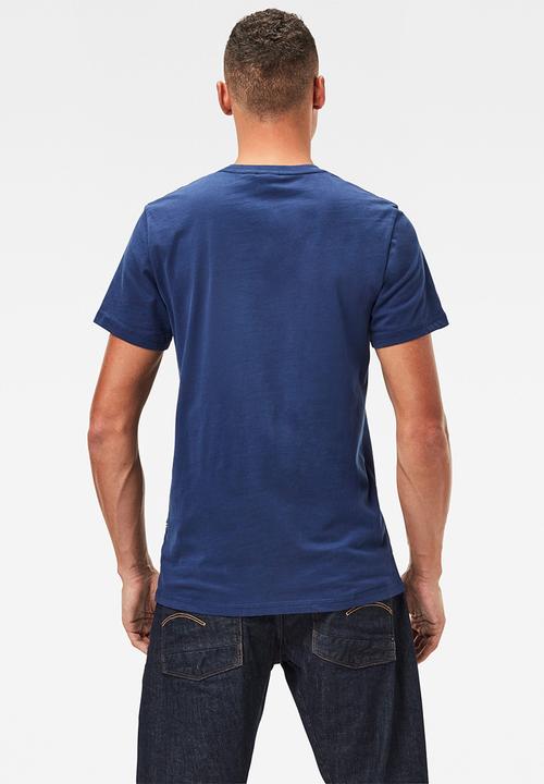 G-STAR - Raw graphic tee - imperial blue