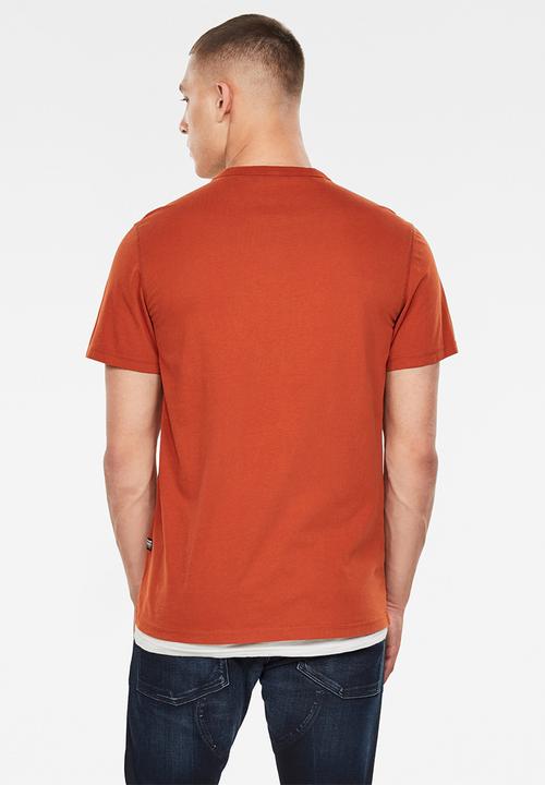 G-STAR - Wavy logo originals tee - orange
