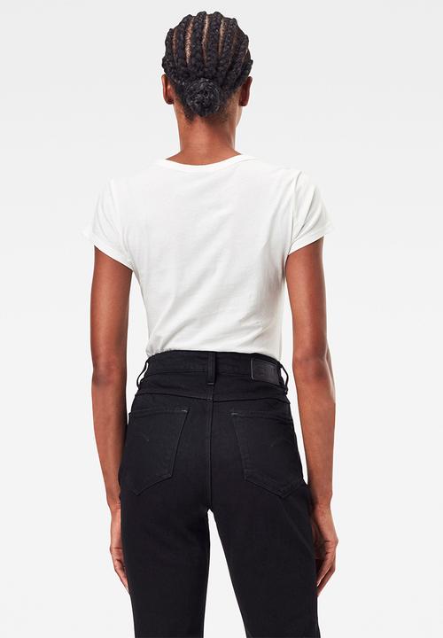 G-STAR - Wash gr slim short sleeve tee - white