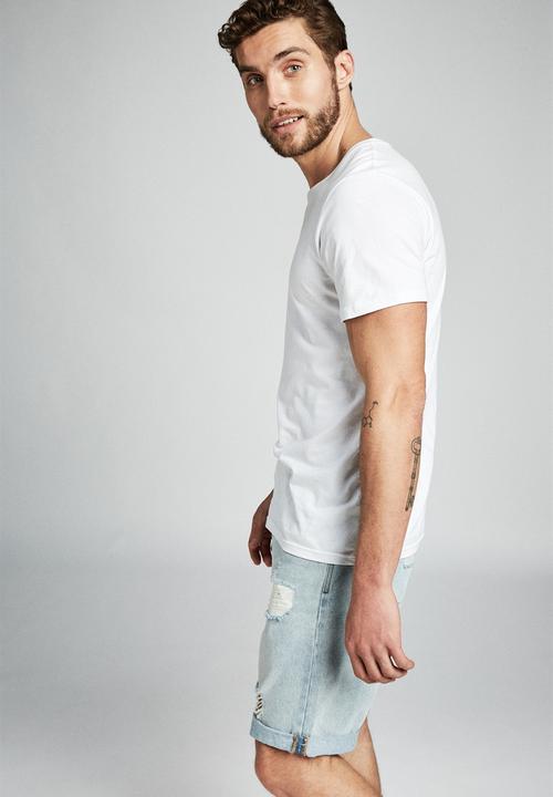 Cotton On - Roller short - thrashed indie blue