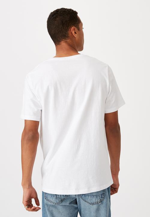 Cotton On - Essential V-neck T-shirt - white