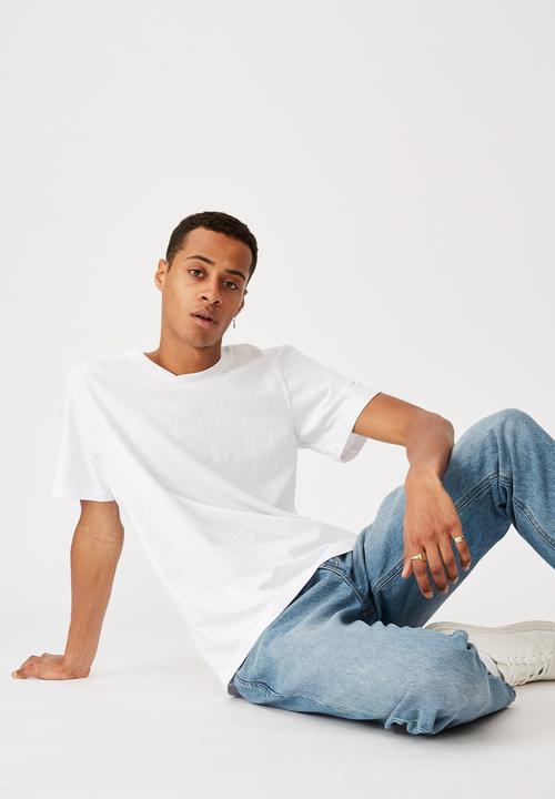 Cotton On - Essential V-neck T-shirt - white