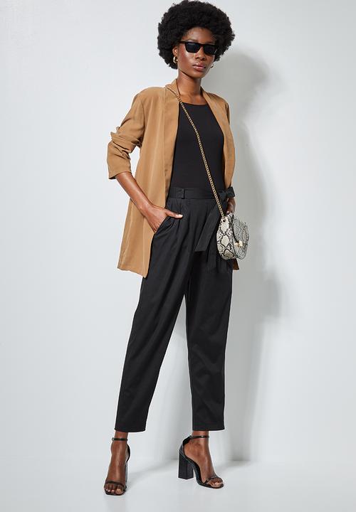 Superbalist - Poplin trouser - black