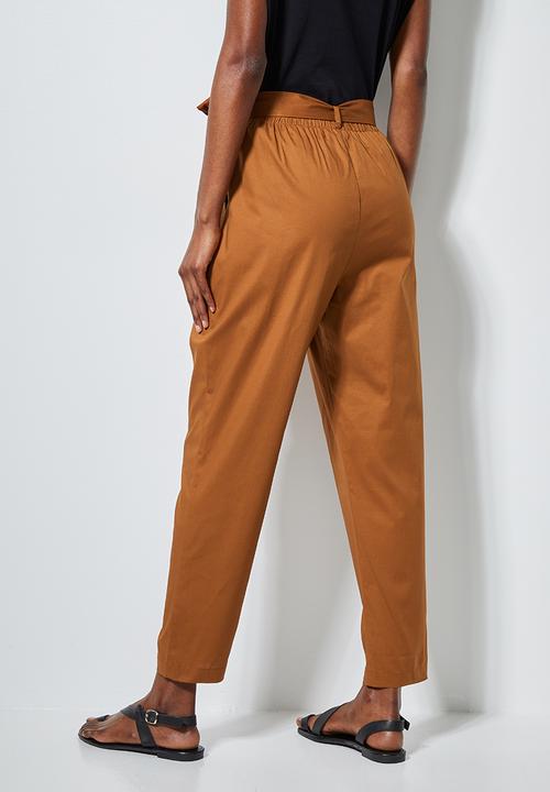 Superbalist - Poplin trouser - brown