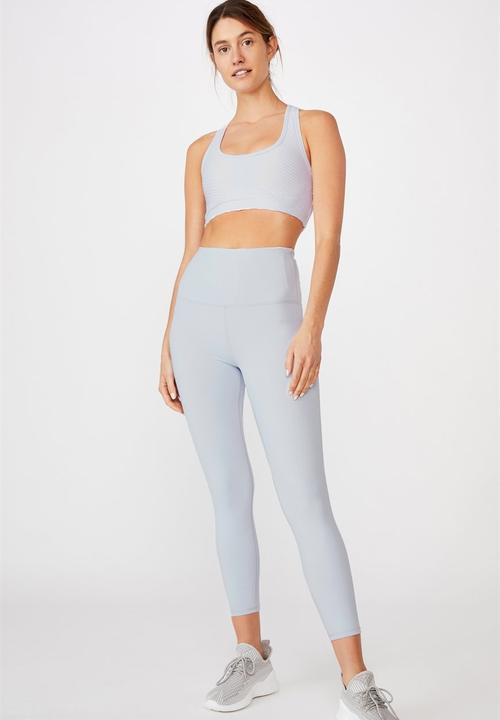 Cotton On - Active high waist core 7/8 tight - blue zen