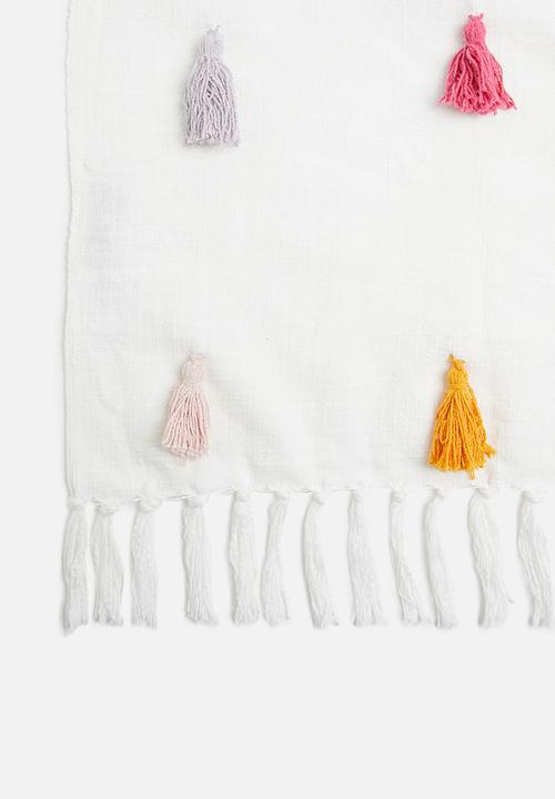 Sixth Floor - Pom pom throw - multi