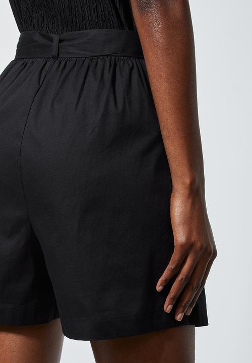 Superbalist - Poplin shorts - black