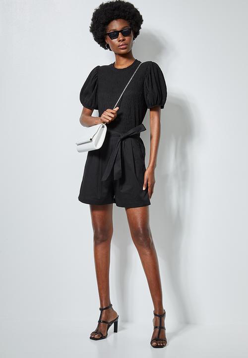 Superbalist - Poplin shorts - black