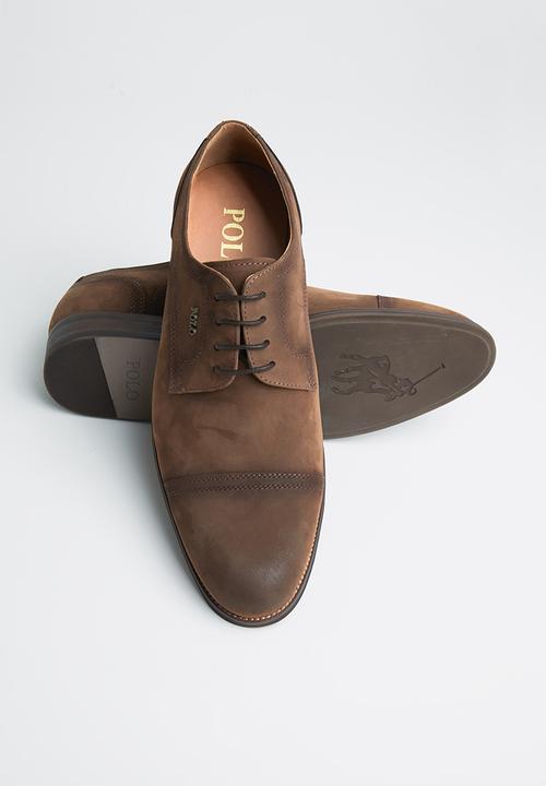 POLO - Clinton plain vamp lace up - brown