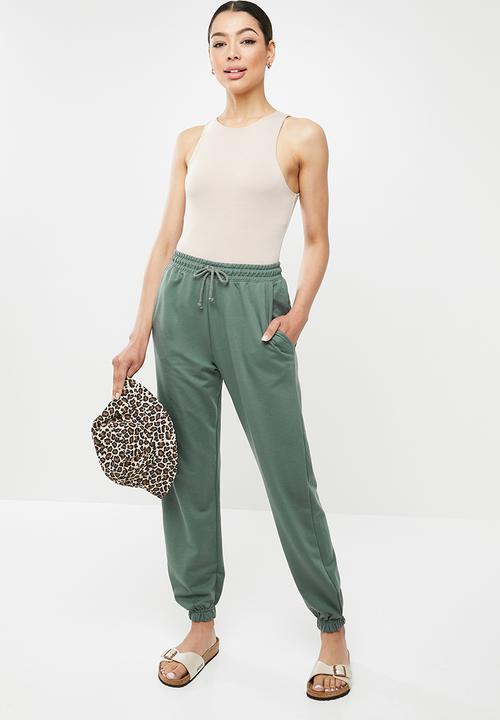 Missguided - 90s Oversized jogger - green