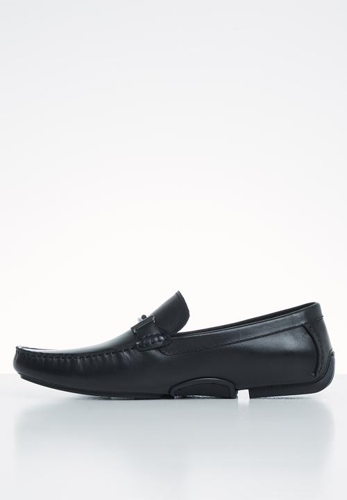 POLO - Kent t-bar leather driver - black