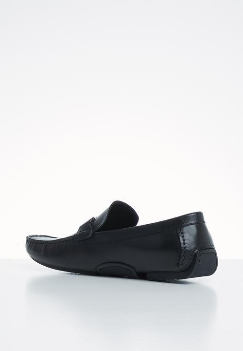 POLO - Kent t-bar leather driver - black