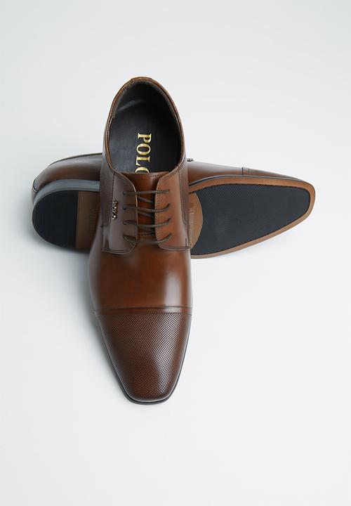 POLO - Steph toecap fashion lace up - brown