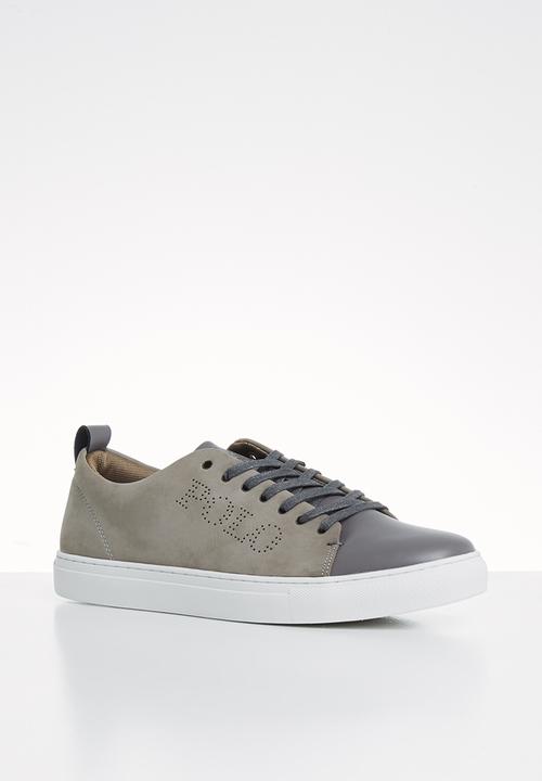 POLO - Neville two tone sneaker - grey & brown 