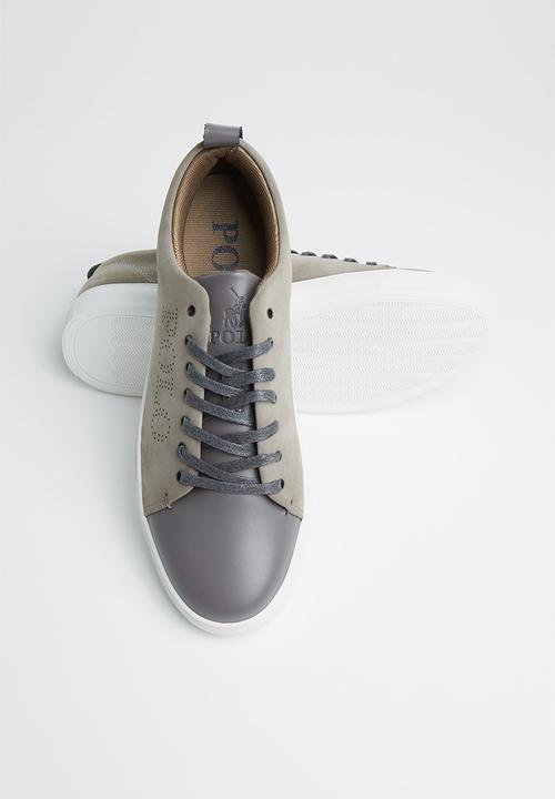 POLO - Neville two tone sneaker - grey & brown 
